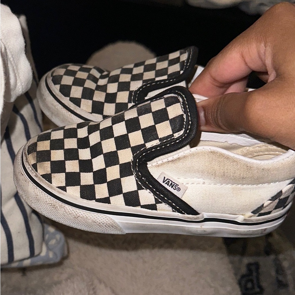 Vans Checkerboard Slip-On Shoes